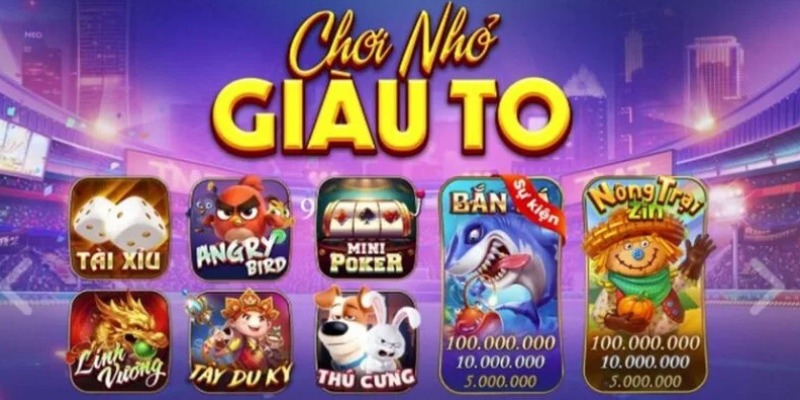 Đa dạng các tựa game